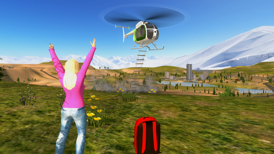 Police Helicopter Flying Simulator screenshot 3