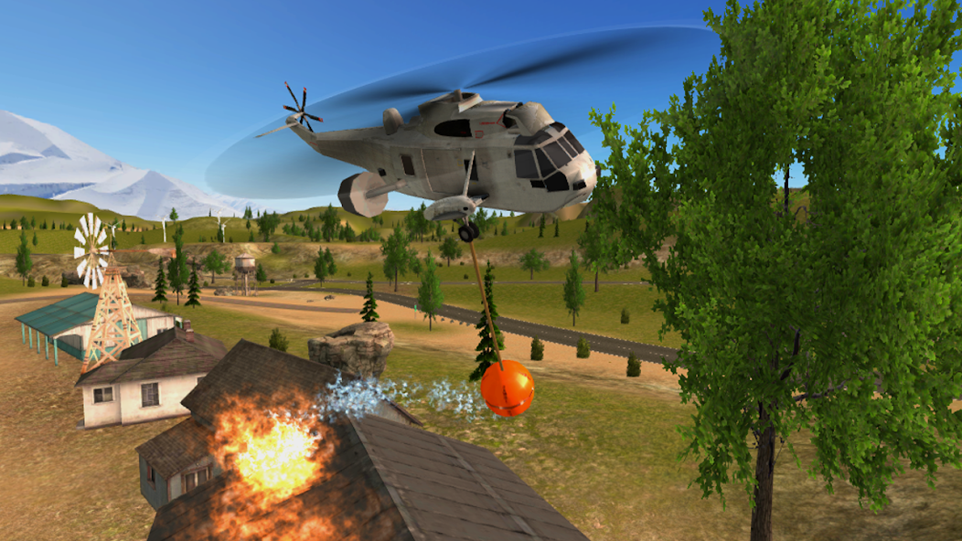 Police Helicopter Flying Simulator screenshot 4