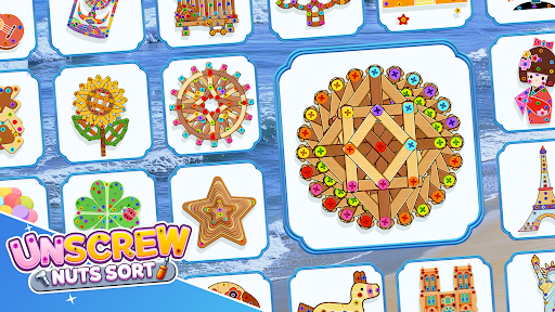 Unscrew Nuts Sort: Pin Puzzle screenshot 6