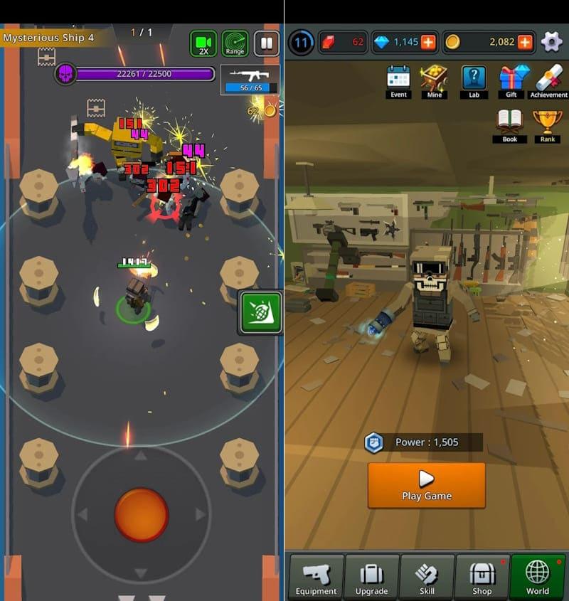 Pixel Z Legend : Gun commando screenshot 1