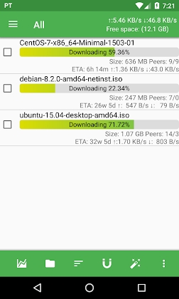 PTorrent Pro – Torrent Client 1.3.5 Screenshot 1