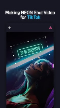 NEON GIF+TEXT Video Effects Mod Screenshot 1