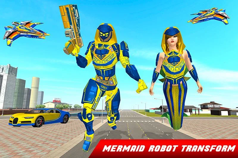 Mermaid Transforming Robot screenshot 5