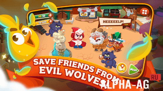 Sheepong: Match-3 Adventure screenshot 3