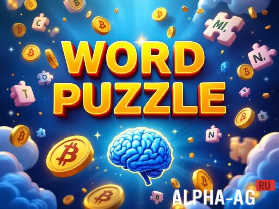 Hacked Word Puzzle: Earn Bitcoin screenshot 1