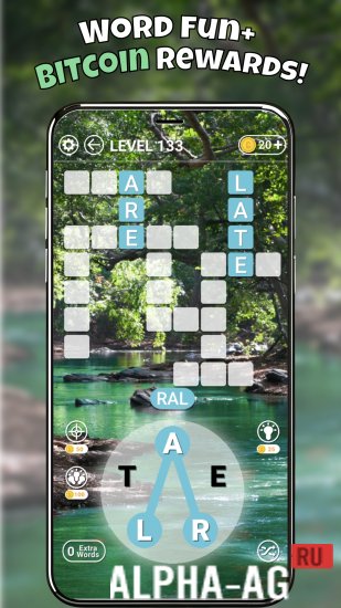Hacked Word Puzzle: Earn Bitcoin screenshot 2