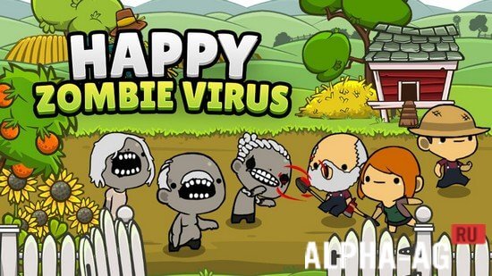 Happy Zombie Virus: Idle Merge Game