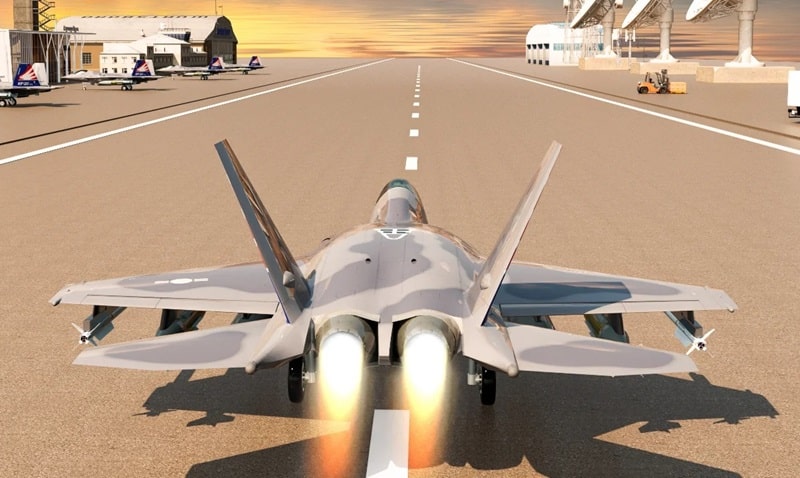 Fighter Jet Warfare Air Combat screenshot 1