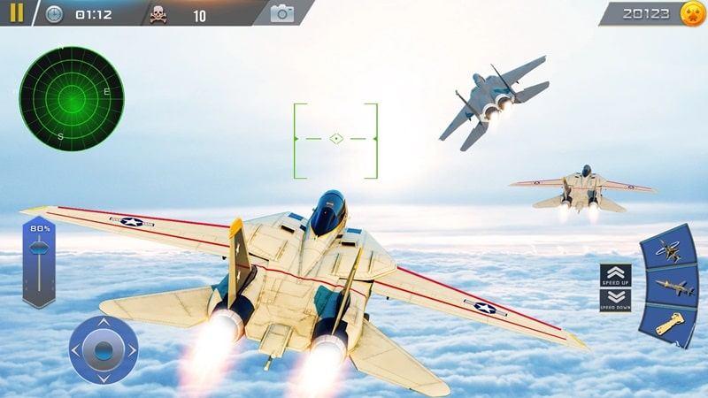 Fighter Jet Warfare Air Combat screenshot 3