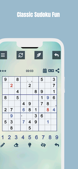 Sudoku screenshot 1