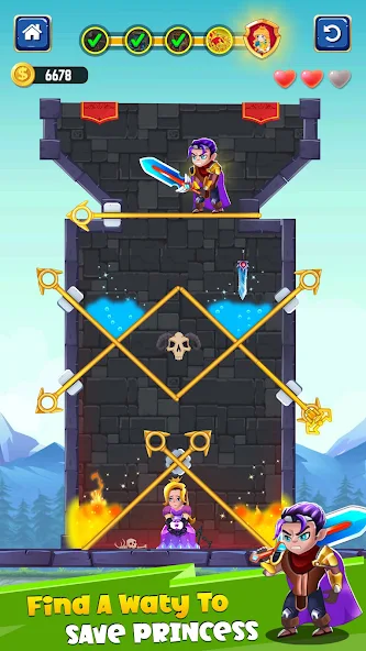 Hero Rescue Game screenshot 1