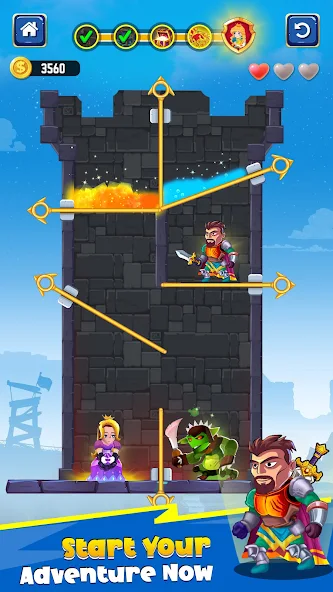 Hero Rescue Game screenshot 2
