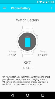 Phone Battery for Wear OS 1.2.2 screenshot 1
