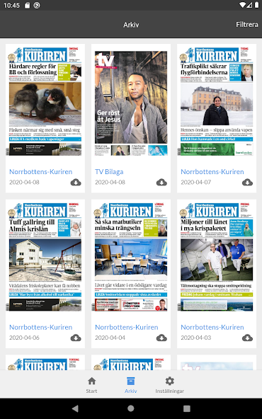 E-tidning Kuriren screenshot 4