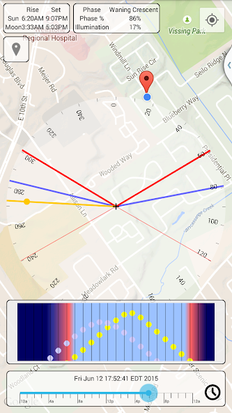 SunPositionMap screenshot 1