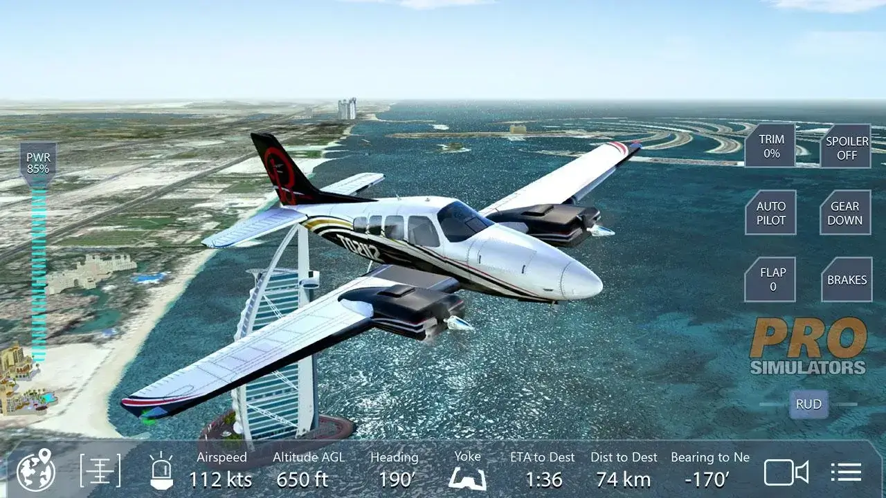 Dubai Flight Simulator Pro Screenshot 1