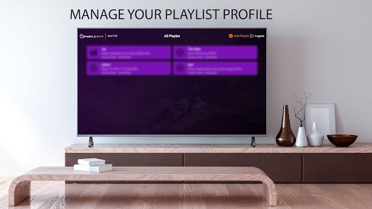 IPTV Smart Purple Player screenshot 8