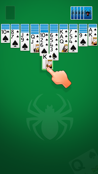 Spider Solitaire screenshot 1