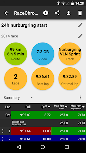RaceChrono Pro screenshot 2