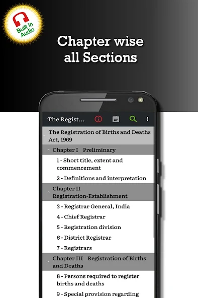 Screenshot 2 of The Registration of Births and Deaths Act 1969