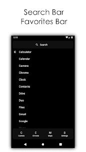 Black Launcher - Battery King screenshot 3