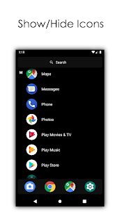 Black Launcher - Battery King screenshot 4