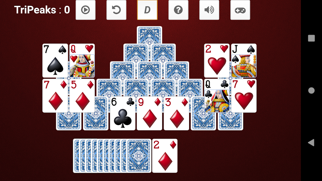 Tripeaks screenshot 3