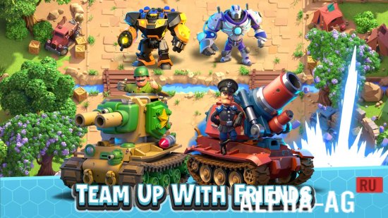 Rebel Bots: Epic War PvP RTS screenshot 5