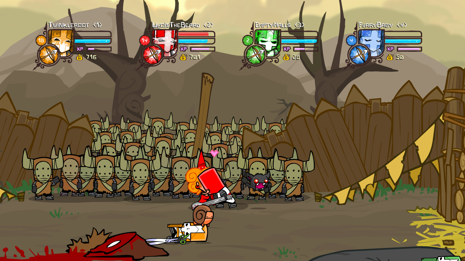 Castle Crashers gameplay screenshot 2