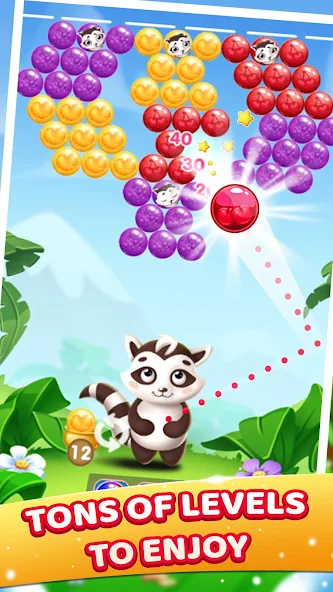 Raccoon Bubbles screenshot 3