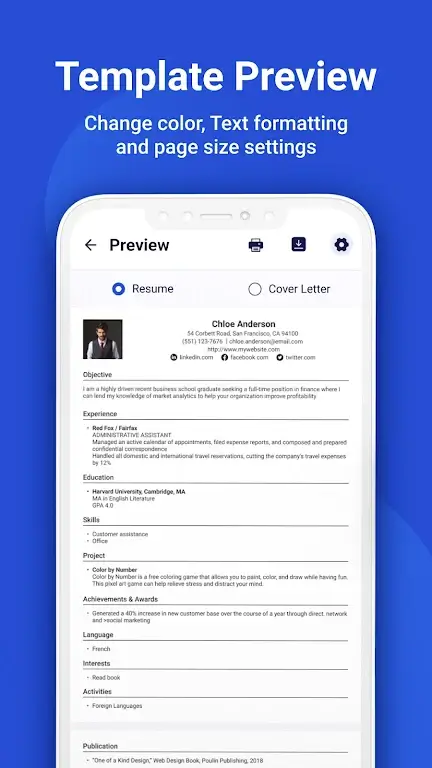 Resume Builder & CV Maker screenshot 4