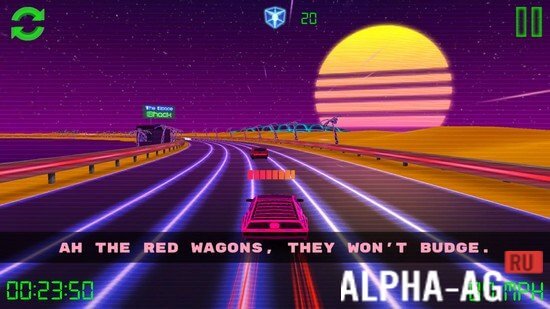 Retro Drive gameplay screenshot 2