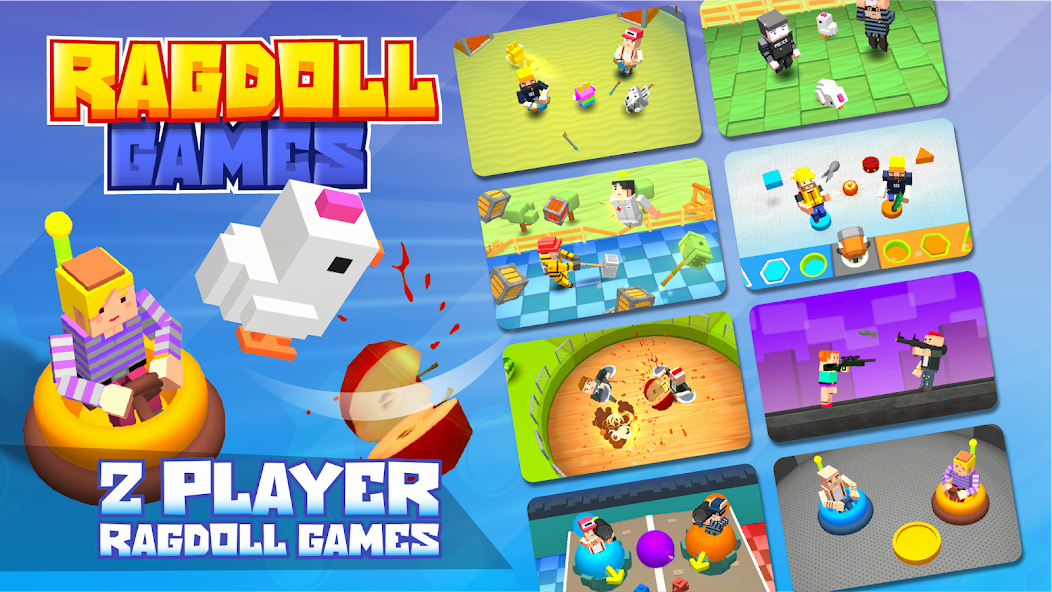 Ragdoll Arena 2 Player screenshot 1