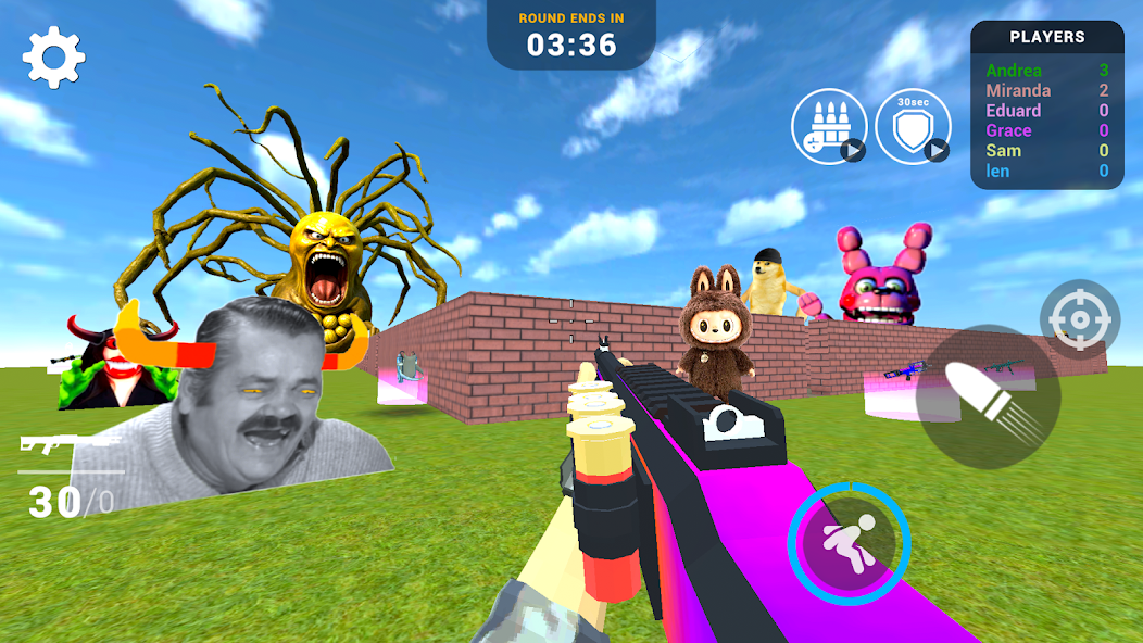 Nextbots In Backrooms: Shooter screenshot 1