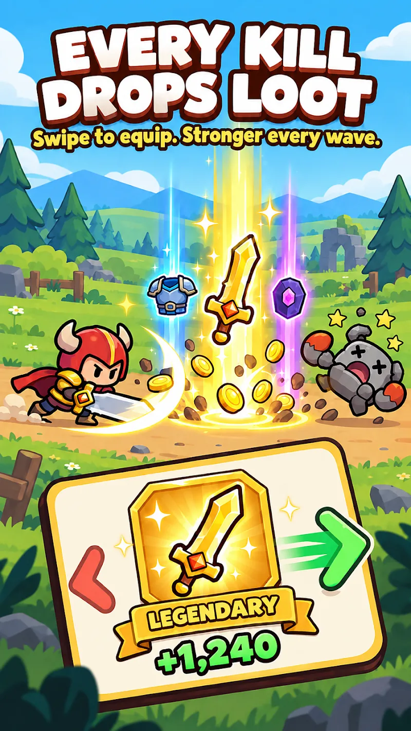 Rise & Loop: Idle RPG screenshot 3