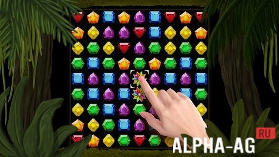 Hacked Secret Jungle Pop: Match 3 Jewels Puzzle screenshot 2
