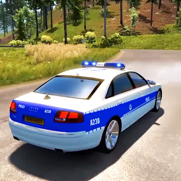 Modern Traffic Police Car Parking screenshot 1