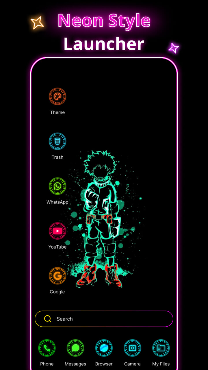 Neon Launcher screenshot 2