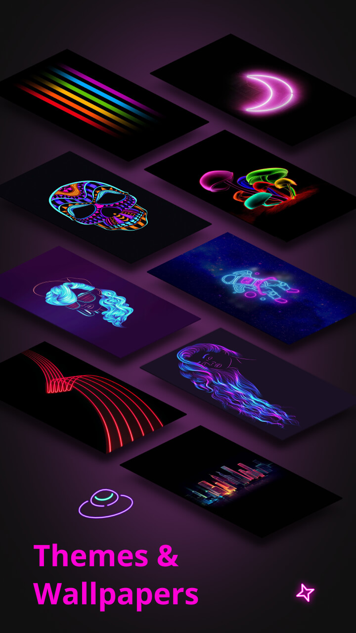 Neon Launcher screenshot 4