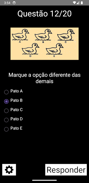 Exame Psicotecnico screenshot 4
