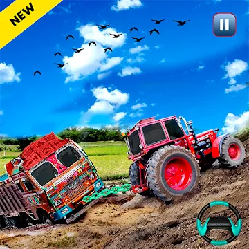 Real Tractor Pulling Simulator: Offroad screenshot 1
