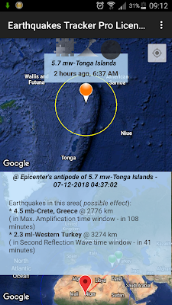Earthquakes Tracker Pro screenshot 5