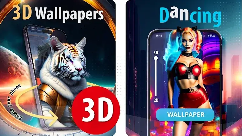 DeepX Wallpapers +3D screenshot 2