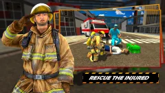FireFighter Emergency Rescue Game-Ambulance Rescue screenshot 3