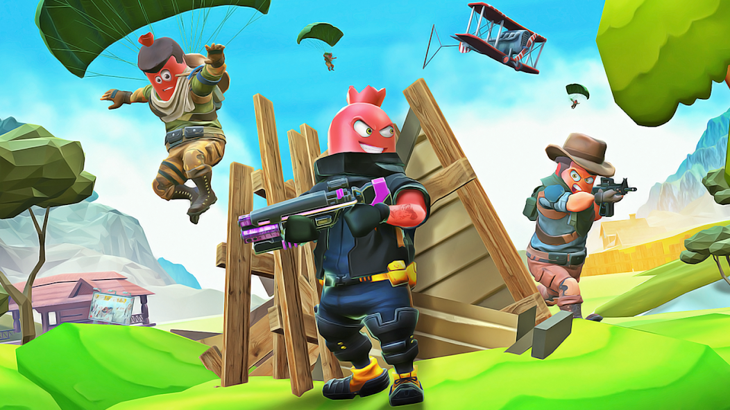 Sausage BattleRoyale-Gun Games screenshot 1