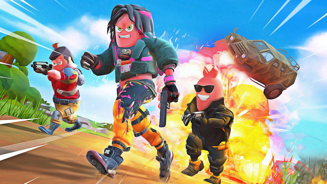 Sausage BattleRoyale-Gun Games screenshot 2