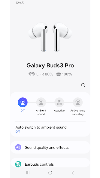 Galaxy Buds3 Pro Manager screenshot 1