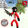 Stickman Santa Claus Rope Hero gameplay preview 1