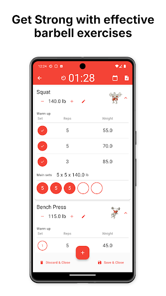 5x5 Workout screenshot 1