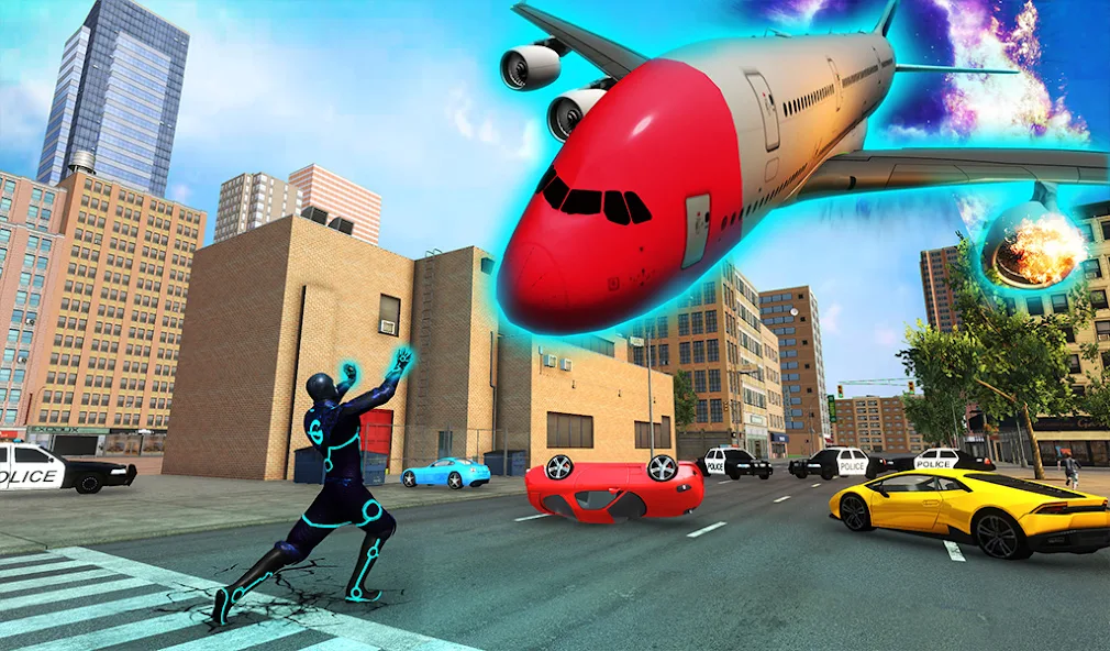 Black Hole Superhero Fighter screenshot 2